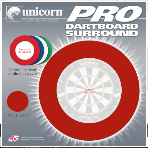 Unicorn Professionel Dartboard Surround Red Darts Store Putte